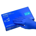 Одноразовые нитриловые перчатки Mercator Medical Nitrylex Basic М синие 100 шт - изображение 1