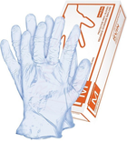 Перчатка Rvin белая "m" 100 штук виниловая (911409/3662/M) - изображение 2