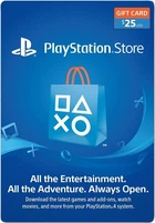 Цифровой код Сони PlayStation Network пополнение бумажника счета своего аккаунта на сумму 25 usd, US-регион