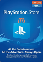 Цифровой код Сони PlayStation Network пополнение бумажника счета своего аккаунта на сумму 10 usd, US-регион