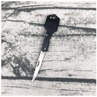 Брелок-ніж ключ 12.5 cm Чорний (SV0048) - зображення 1