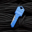 Брелок-нож ключ 12.5 cm Синий (sv0048blu) - изображение 1