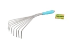 Граблі садові віялові MASTERTOOL 9 зубів 400х135 мм з пластиковою ручкою 14-6184