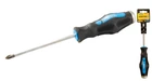 Викрутка ударна хрестова магнітна MASTERTOOL PH1х100 мм ручка з TPR покриттям 49-5110