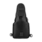 Рюкзак тактичний на одне плече AOKALI Outdoor B14 Black 6L - зображення 3