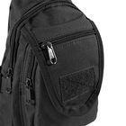 Рюкзак тактический на одно плечо AOKALI Outdoor A32 Black - изображение 4