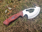Туристический набор 4в1 / 4 лезвия: охотничий нож кинжал пила топор - изображение 8