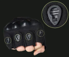 Перчатки без пальцев штурмовые тактические мужские (AC-7311-Bl) - изображение 6