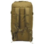 Тактический дорожный рюкзак-сумка MFH "Travel" 48 литров койот (30655R) - изображение 4
