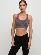 Спортивный топ Biweier 2109 L-XL Серый/Коралловый (2000029567285)