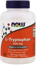 Амінокислота Now Foods L-триптофан 500мг