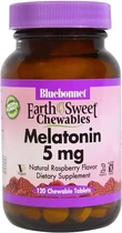 Амінокислота Bluebonnet Nutrition Earth Sweet Chewables Мелатонін 5мг