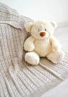 Плед Прованс Soft косы 90x130 см Латте (4823093410411)