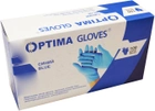 Рукавиці медичні нітрилові оглядові Optima Gloves нестерильні неопудрені L 50 пар Сині (52-108) - зображення 4