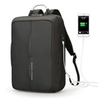 Рюкзак міський Mark Ryden Case MR6832 BK для ноутбука 15,6" з USB об'єм 20 л. Чорний (з вбудованим замком)