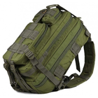 Тактичний штурмовий військовий рюкзак Armour Tactical М25 Oxford 600D (з системою MOLLE) 20-25 літрів Олива - зображення 5