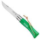 Нож Opinel №7 Trekking зеленый 204.66.16 - изображение 1