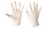 Перчатки латексные опудренные MERCATOR MEDICAL Santex Powdered белые размер M (100 шт) - изображение 2