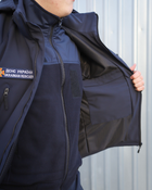 Куртка тактична FCTdesign на сітці Софтшелл 48-50 синя - зображення 7