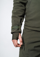 Куртка тактическая FCTdesign на сетке Софтшел 52-54 хаки - изображение 5