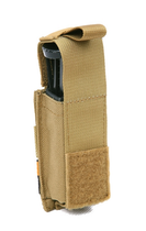 Подсумок для пистолетного магазина одинарный молле Pantac Molle 9mm Single Mag Pouch With Hard Insert PH-C222, Cordura Crye Precision MULTICAM - изображение 3