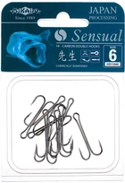 Крючок-двойник Mikado Sensual Double Hook №3/0 5 шт (black nickel) (HS11040-3/0B)