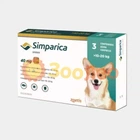 Упаковка Simparica від бліх та кліщів для собак масою 10-20 кг (3 табл.)