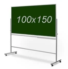 Дошка поворотна UkrBoards магнітно-крейдова двостороння 100 x 150 см