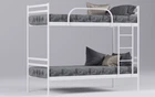 Двоярусне ліжко Метакам Comfort Duo металеве 190x90 Білий Глянець