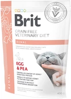 Сухой корм для кошек Brit VD Renal при заболеваниях почек с яйцом и горохом