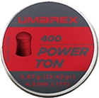 Свинцеві кулі Umarex Power Ton 0.87 г калібр 4.5 (.177) 400 шт. (4.1706)