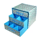 Органайзер для хранения с 3 ящиками (Голубой) (CZ2760080001)