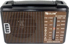 Радиоприемник GOLON RX-608 LED, 2x3W, FM радио, microSD, USB, AUX Черный (648363)