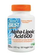 Натуральна добавка Doctor's Best Alpha-Lipoic Acid 600 мг Капсули