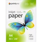 Фотобумага PrintPro A4 (PGE230050A4)
