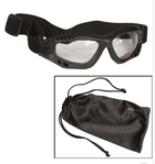 Тактичні захисні окуляри MiL-tec AIR PRO чорна оправа прозорі лінзи (15615402) - зображення 2