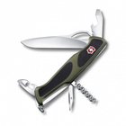 Складаний ніж Victorinox RANGERGRIP 61 One Hand 0.9553.MC4 Викторинокс Чорний Зелений