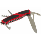 Складной нож Victorinox RANGERGRIP 61 One Hand 0.9553.MC Швейцарский нож Викторинокс Черный Красный - изображение 3