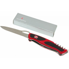 Складной нож Victorinox RANGERGRIP 61 One Hand 0.9553.MC Швейцарский нож Викторинокс Черный Красный - изображение 5
