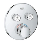 Grohe SMARTCONTROL термостат для душу, зовнішня частина, на 2 виходи, хром - 29119000