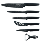 Набор ножей Royalty Line 6 предметов Черный (RL-MB5N) - изображение 1