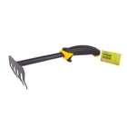 Грабли садовые MASTERTOOL GM 5 зубов с пластиковой ручкой и TPR покрытием 300*95 мм (14-6174)