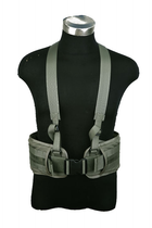 Розвантажувальний пояс із підтягами Pantac Molle Cummerbund with Y-shape Suspender BT-C002, Cordura Large, Олива (Olive) - зображення 1