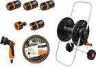 Тележка со шлангом Bradas BLACK LINE с пистолетом и арматурой 1/2" 20 м (ECO-AG26020SET1)