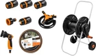 Візок зі шлангом Bradas BLACK LINE з пістолетом, зрошувачем і арматурою 1/2" 20 м (ECO-AG26020SET2)