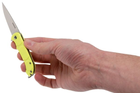 Нож складной карманный Ontario OKC Navigator Yellow 8900YEL (Liner Lock, 60/138 мм) - изображение 7