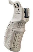 Рукоятка пистолетная FAB Defense AGR-43 прорезиненная для M4/M16/AR15. Цвет - песочный - изображение 2