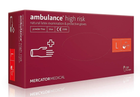 Перчатки латексные (L) Mercator Medical Ambulance High Risk (17202000) 50 шт 25 пар (10 уп / ящ) - изображение 1
