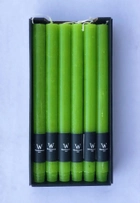 Свечи хозяйственные зеленое яблоко - набор 12 штук - изображение 1
