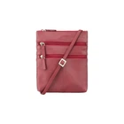 Шкіряна сумка через плече Visconti 18606 Slim Bag (Red)
